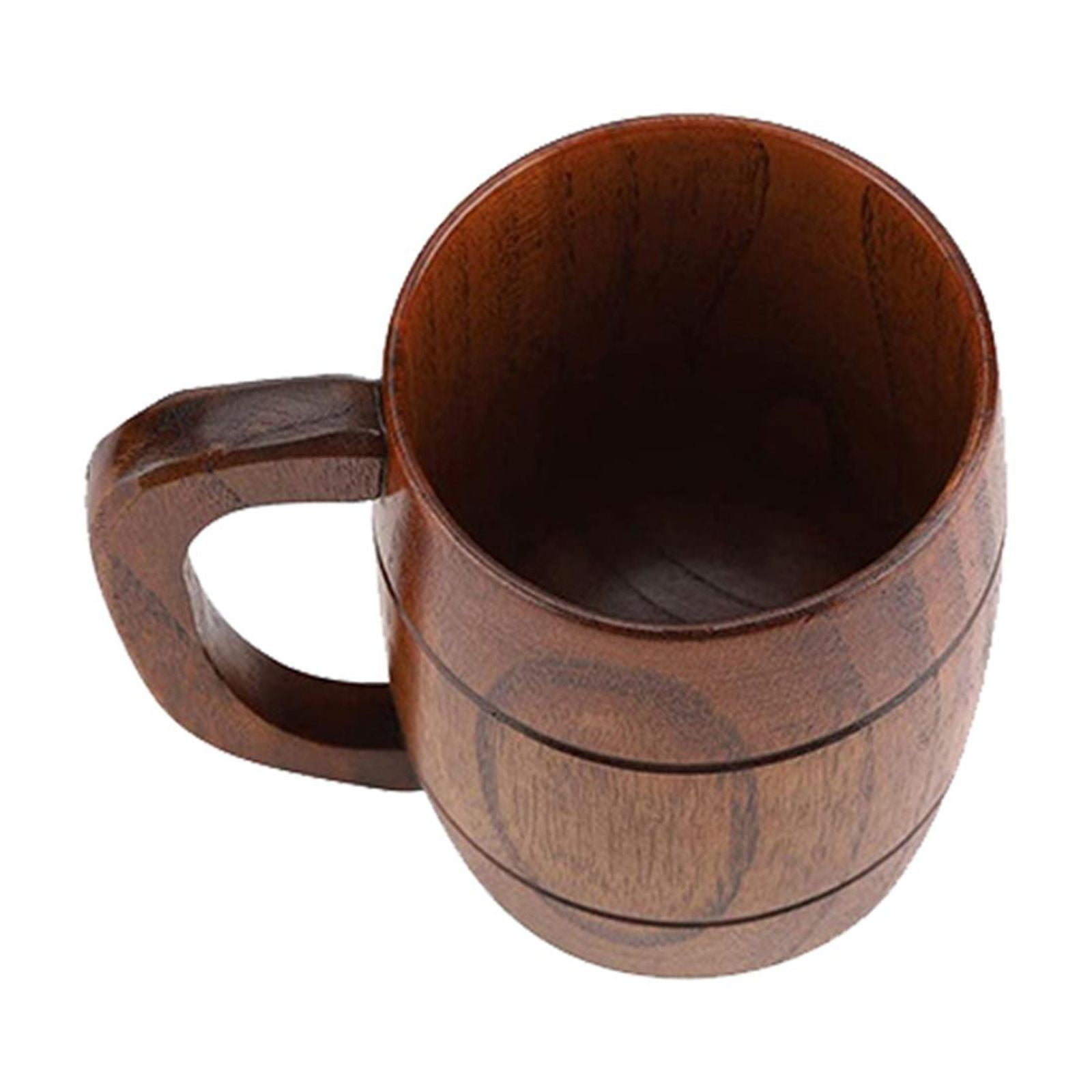 Bothyi - Taza De Cerveza De Madera Taza De Camping Taza De Café Vintage 400ml Para El Hogar