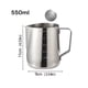 thumbnail image 3 of Jarra Espumadora de Leche 550 ML de Acero Inoxidable Medidor Interno Para Café y Latte Art, 3 of 6