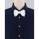thumbnail image 2 of INSPIRE CHIC Pajaritas de Hombre de Color Sólido Autoadheridas para Fiesta de Boda Formal Esmoquin Blanco Talla Única, 2 of 5