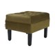 thumbnail image 2 of Pouf Wood 1 Cuerpo Felpa Verde Musgo, 2 of 6
