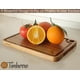 thumbnail image 3 of Tabla de cortar Timberro 30x20x2 cm de madera de acacia con mangos, 3 of 7