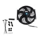 thumbnail image 2 of Ventilador De Radiador De Refrigeración, Pieza De Hoja Curva, Accesorios Universales, Ventilador De Rendimiento, 10 Pulgadas, 12V, 80W, 2 of 5