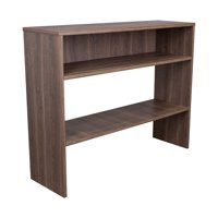 Fmfurniture - Arrimo Con 2 Estantes Fm-001O - Cafe Oscuro