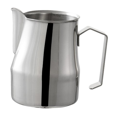 Bothyi - Jarra Para Espumar Leche, Piezas De Máquina De Espresso De Acero Inoxidable Para Lattes 500Ml