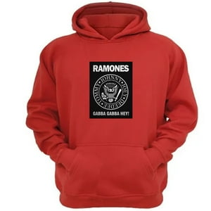 Genérico - Polerón Canguro Ramones Rojo Talla Xl Unisex