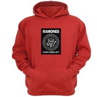 Genérico - Polerón Canguro Ramones Rojo Talla Xs Unisex