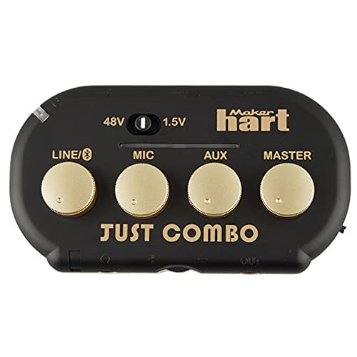 Mezclador de Audio Maker Hart Just Combo de 3 Canales con Bluetooth y USB