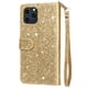 thumbnail image 5 of Funda para FOXDOCK Elegante funda iPhone 12 Pro/iPhone 12 Glitter con cremallera-Ideal para el uso diario, 5 of 5