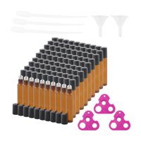 Ioensy - Rollerball Botella A Prueba De Fugas Recargable Para Aceites Corporales Aceite Esencial Hogar 100 Piezas