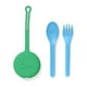 thumbnail image 2 of Juego de Cubiertos para Niños OmieBox - 2 Piezas - con Estuche - (Verde Menta) Omie Cubiertos De Plástico, 2 of 2