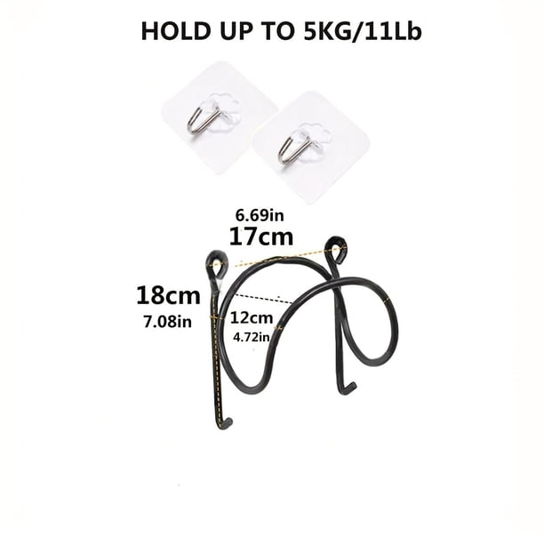 1/5pcs No Punching Wall Rack For Towel Rall, Bathroom Wall Hanging Towel Rack, Multifunctional Storage Rack, Multi-layer Iron Hanging Rack, Wall Storage Supplies