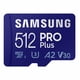 thumbnail image 2 of Tarjeta de memoria SAMSUNG PRO Plus microSD 512GB con lector, 2 of 9