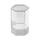 thumbnail image 1 of Vitrina De Minifiguras Caja De Presentación De Bloques De Construcción Para Amantes De Las Minifiguras Estilo Alto Negro, 1 of 5