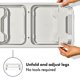 thumbnail image 3 of Comedero Elevado Ajustable OXO 13 cm/23 cm para perros y gatos, 3 of 8