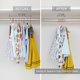 thumbnail image 4 of Perchas de terciopelo MIZGI Premium Kids (paquete de 50) con ganchos de oro rosa, 4 of 8