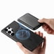 thumbnail image 5 of Funda de Cuero Magnética con Tarjetero para Samsung Galaxy S25 Ultra Cubierta Delgada Negro, 5 of 5