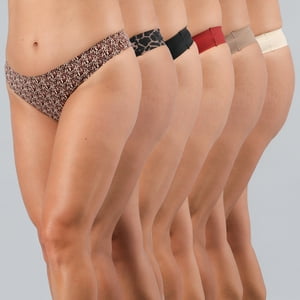 Pack 6X Colaless Bonded Microfibra Flores Mujer 25565-171