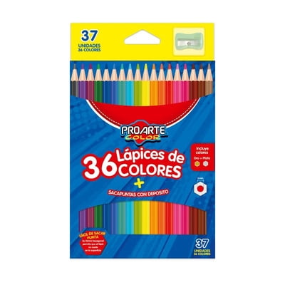 Lapices De Colores 36 Unidades  Proarte