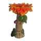 thumbnail image 4 of Comedero de resina, estatuilla de estatua de resina, figura de jardín, estación de alimentación de cuenco de baño para pájaros de jardín para balcón, Flor 16x16x26cm, 4 of 5