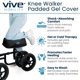 thumbnail image 2 of Cubierta de Gel Acolchada para Muletas de Rodilla Vive Mobility Confort, 2 of 9