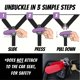 thumbnail image 5 of Herramienta de apertura de hebilla para asientos de coche UnbuckleMe Easy Opener, color morado, 5 of 8