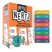 Juego De Cartas Bicycle Nertz Solitaire 8 Decks Jumbo Index