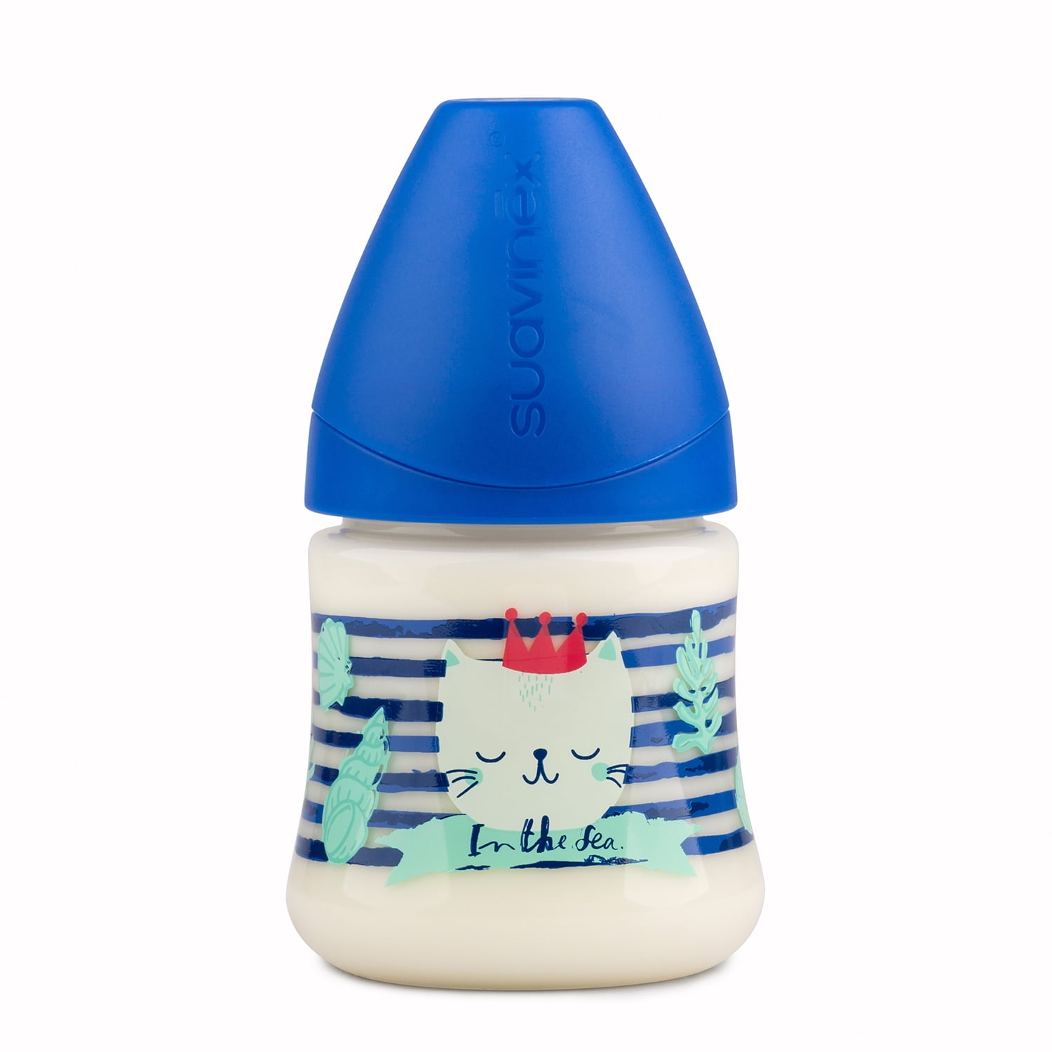 Suavinex - Mamadera 150 Ml Tetina Anatomica Silicona Sea Azul