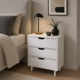 thumbnail image 1 of Velador Mari 3 Cajones Blanco Moderno para Dormitorio, 1 of 8