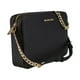 thumbnail image 2 of Cartera Top Zip Closure Saffiano Leather Crossbody Negra, 2 of 7