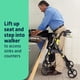 thumbnail image 4 of Espuma viscoelástica plegable Medline Premium Empower de Rollator Walker, 4 of 5