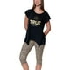thumbnail image 2 of Pijama Capri Mujer Negro XL, 2 of 3