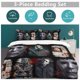 thumbnail image 5 of Michael Myers Halloween 3 Pcs Bed Sheets Set Breathable Duvet Cover with 2 Pillow Sham Soft All Seasons Bedding Set, 5 of 5