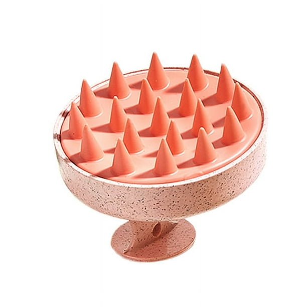 Alwafore Wet and Dry Scalp Massage Brush Head Cleaning Adult Soft Household Bath Silicone Shampoo Brush Massage Comb