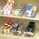 thumbnail image 4 of Organizador de almacenamiento simple para artículos del hogar, despensa, papelera transparente, 4 unidades, 4 of 7