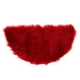 thumbnail image 2 of Alfombrilla De Suelo De Piel De Oveja De Lana Artificial Semiredonda Alfombrilla De Suelo Roja, 2 of 5