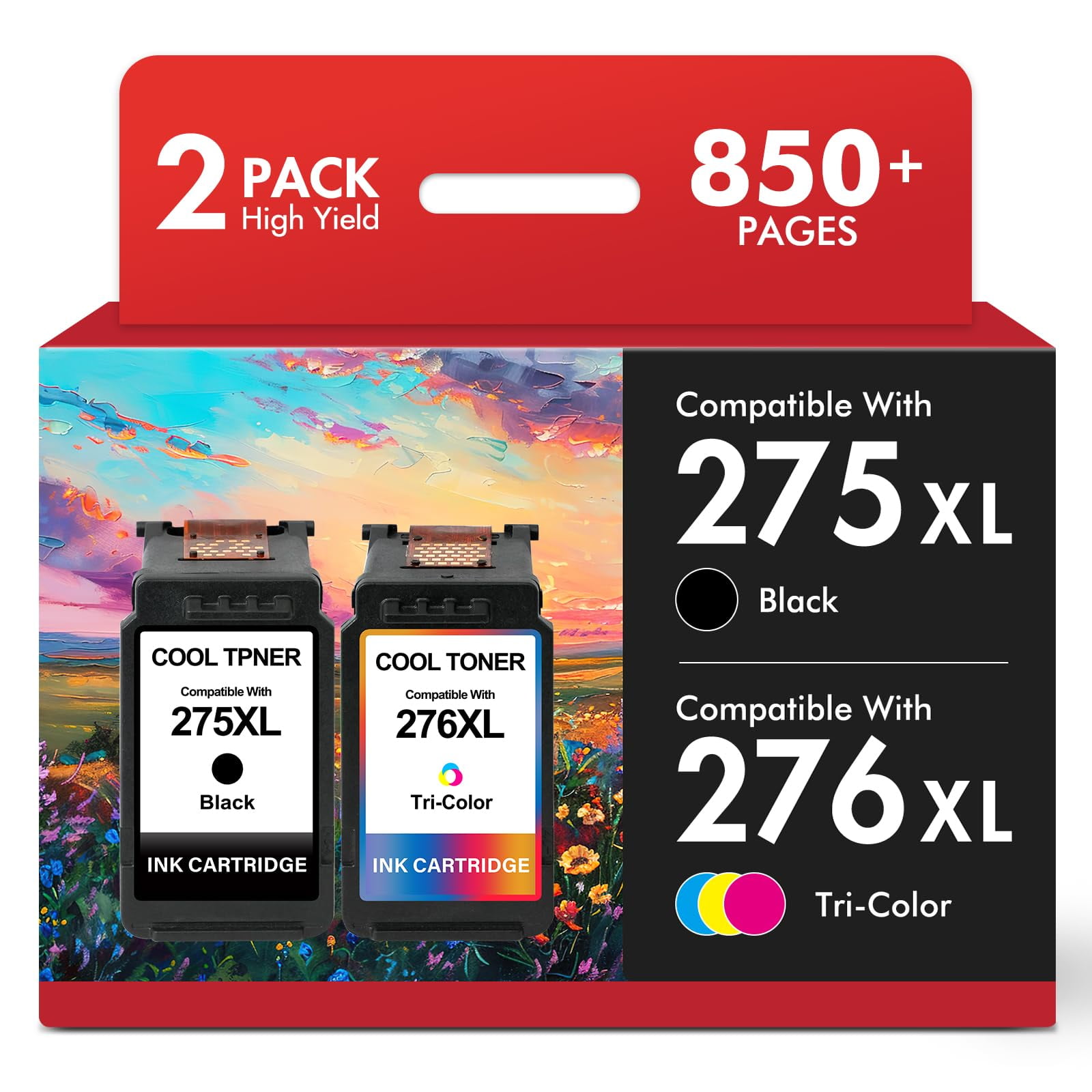 Cartuchos De Tinta Cool Toner 275xl 276xl Para Canon Pixma
