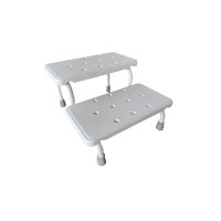 Maxcare - Escabel Dos Peldaños Metal/Plástico