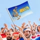 thumbnail image 4 of CatDog Bandera impresa con temática, regalo perfecto para fanáticos, amigos y familiares, y adecuada para actividades al aire libre e interiores, decoraciones de fiesta. 60*90CM, 4 of 6