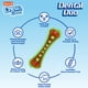 thumbnail image 2 of Juguete masticable para perros Hartz Chew 'n Clean Dental Duo, grande, paquete de 3, 2 of 8