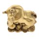 thumbnail image 1 of Figura Decorativa De Doce Animales Chinos De Latón Puro, Amuleto De La Suerte, Buey, 1 of 5