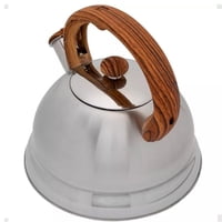 Leon Import - Hervidor De Acero De 2,5L Con Silvato De Mango