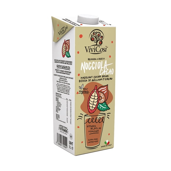 Bebida Vegetal De Avellana Sabor Chocolate Caja, 1 L