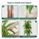 thumbnail image 4 of Árbol de dracaena artificial NOVAROOT de 1,5 m con luces y maceta negra, 4 of 9