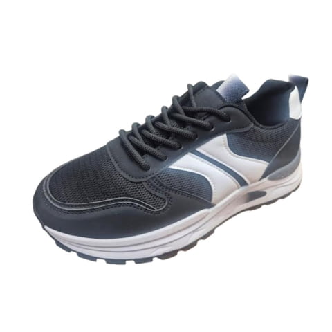 Vinnys Outlet - Zapatilla Deportiva Hombre Negro