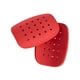 thumbnail image 2 of 2 Uds Mini Espinilleras De Fútbol Espinilleras Protectoras De Pantorrilla Equipo De Protección Rojo, 2 of 3