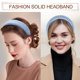 thumbnail image 2 of Banda para el cabello esponjosa y peluda de color sólido de Unique Bargains, accesorio de moda para el cabello, diadema suave y peluda, azul, 2 of 7