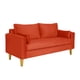thumbnail image 2 of Sofa Sky 3c Felpa 01 Naranja, 2 of 5