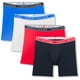 thumbnail image 1 of Calzoncillos tipo bóxer Tommy Hilfiger de algodón elástico para hombre, paquete de 4, 1 of 2