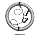 thumbnail image 2 of Aro Base para Pelota Pilates 65 cm con Bandas de Resistencia, 2 of 3