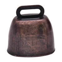 Magideal - Campana De De Estilo Retro, Cencerro Premium Que Llama En Alta Pequeñas Campanas Ruidosas, Campanas De De Metal Para Ganado, Ovejas, , Color Bronce Rojo